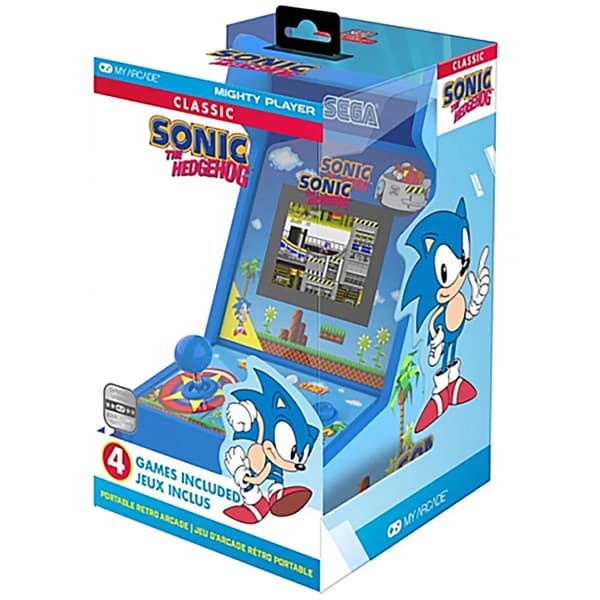 My Arcade Mighty Player blå retro arkadspel med 5 spel
