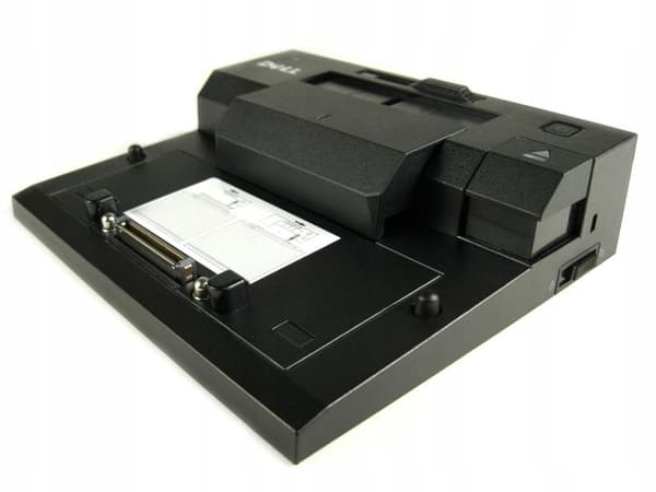 Dell E-Port Replicator svart - Multi-Screen Connectivity för 3 skärmar