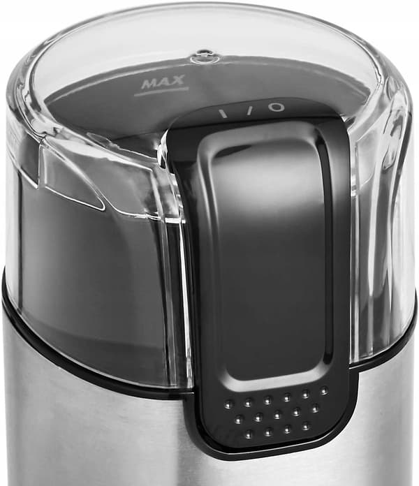 Amazon Basics cg9402ce sähköinen kahvimylly Hopea/Harmaa 30g