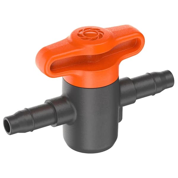 Gardena shut-off valve micro-drip system 4.6mm 2 units