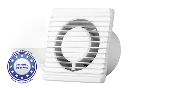 Roxy airroxy badeværsventilator planet energy 100hs hvid