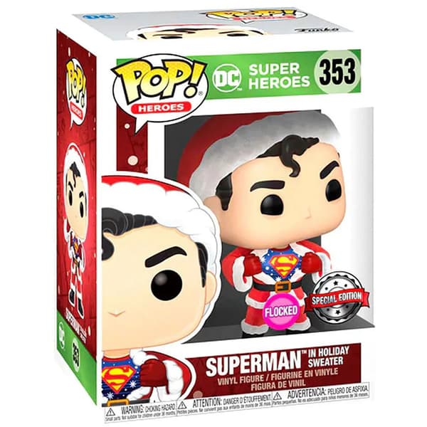 Funko superman eksklusiv flocked