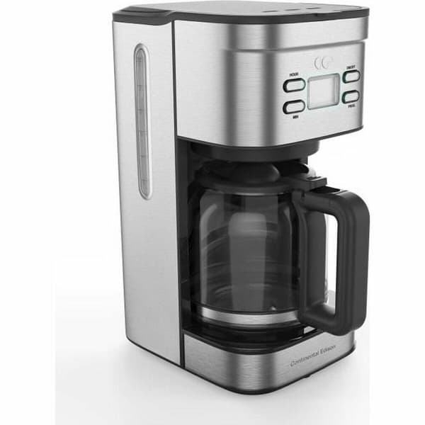 Continental Edison cecf12tix Sølv 1.25L kaffemaskine