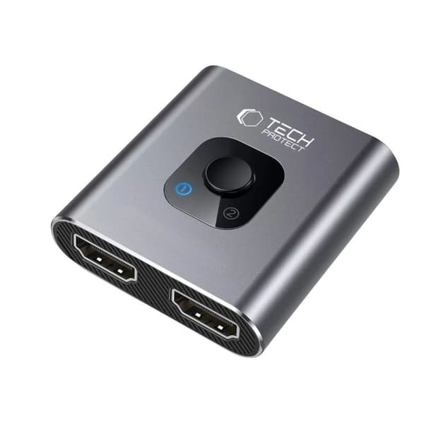 Tech-Protect hb07 HDMI Hub Adapter Gray 4K 60Hz