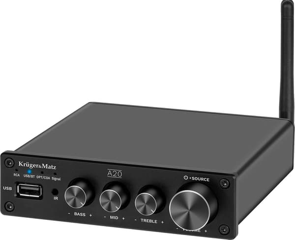 Kruger&Matz A20 stereo forstærker 2x100W Bluetooth