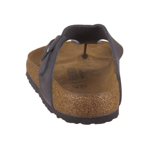 Birkenstock Gizeh flip-flops oiled leather sort