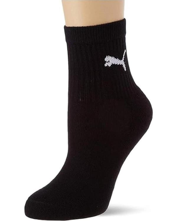 PUMA crew socks junior 3 pack svart