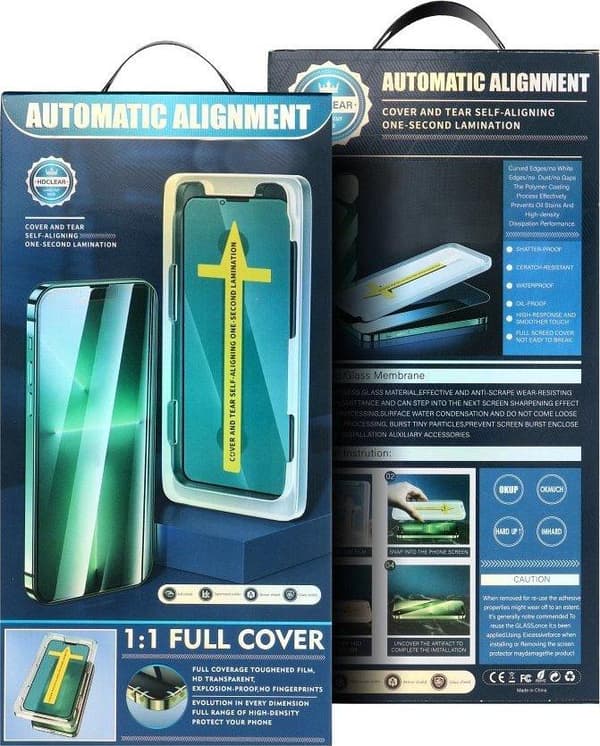 OEM 5D Full Glue Tempered Glass til iPhone 12 Pro Max sort