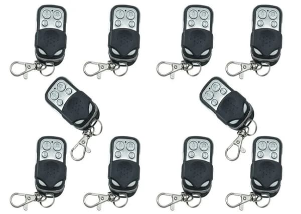 bigbuy-tech telecomando per cancello automatico 10-pack