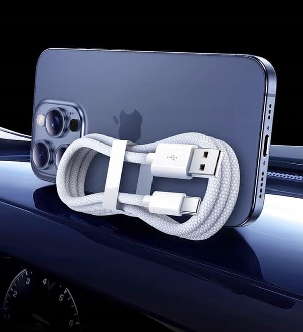 Zenwire Hurtig USB-C Kabel 2 meter hvid