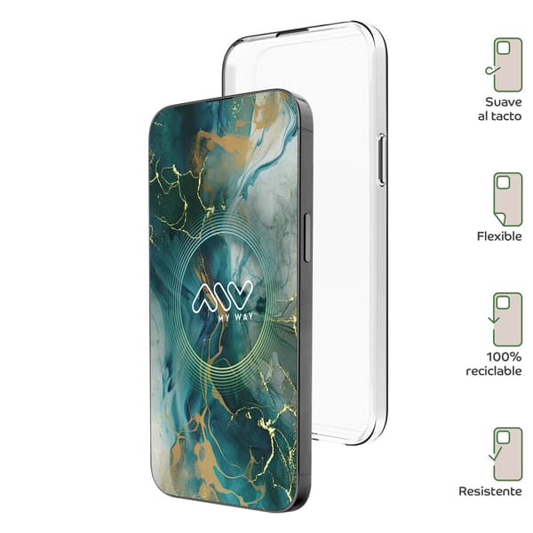 MyWay iPhone 15 transparent telefonfodral