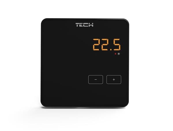 Tech R-8Z Trådløs Rumregulator Sort