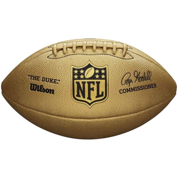 Wilson NFL Duke Metallic Edition Bold - Guld