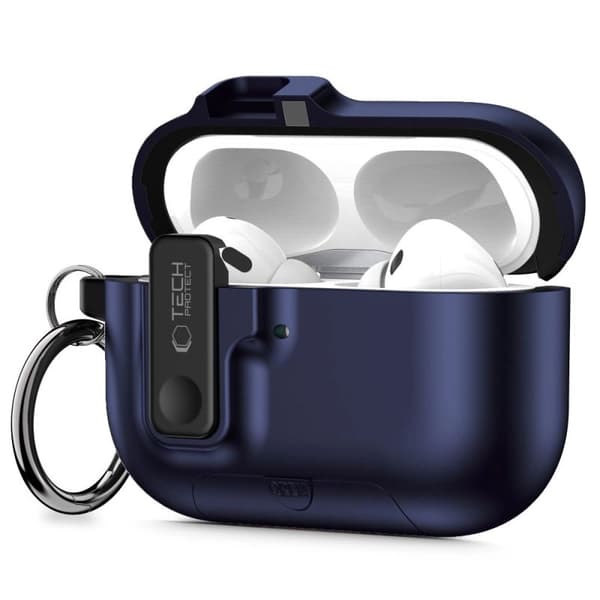 Tech-Protect Slim Hook hörlursfodral Navy Blue