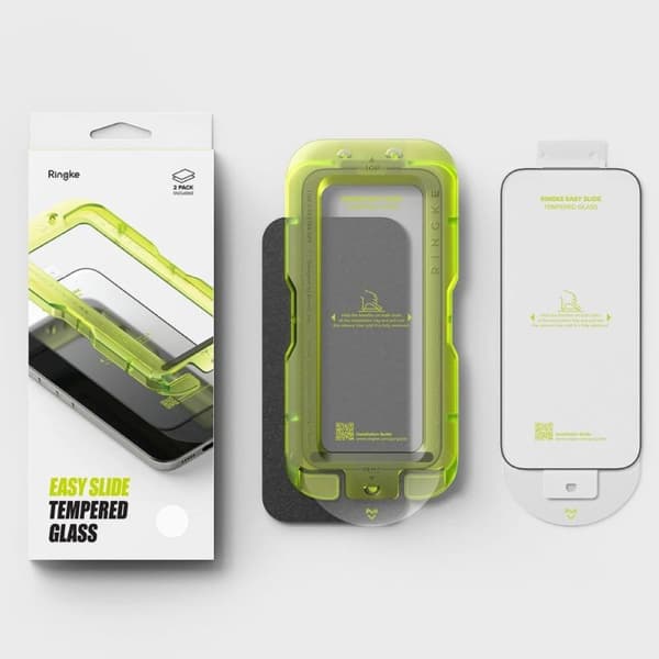 Ringke Easy Slide Transparent Skærmbeskyttelse i 2-pak