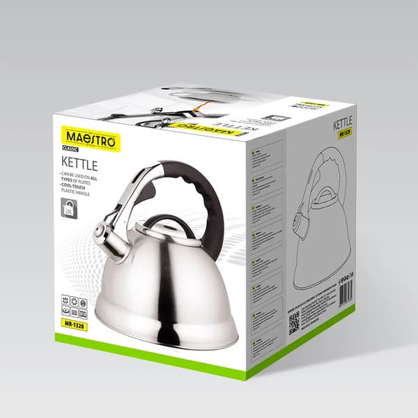 Maestro MR-1328 Elkedel 2.8L Sølv/Sort
