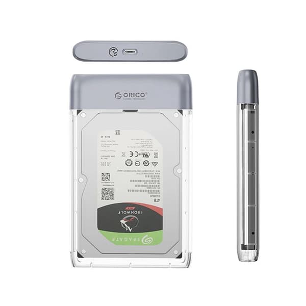 Orico TX25C3 Läpinäkyvä Kiintolevykotelo 6TB