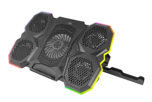 Esperanza EGC107 RGB Køleplade til bærbare computere op til 17 tommer