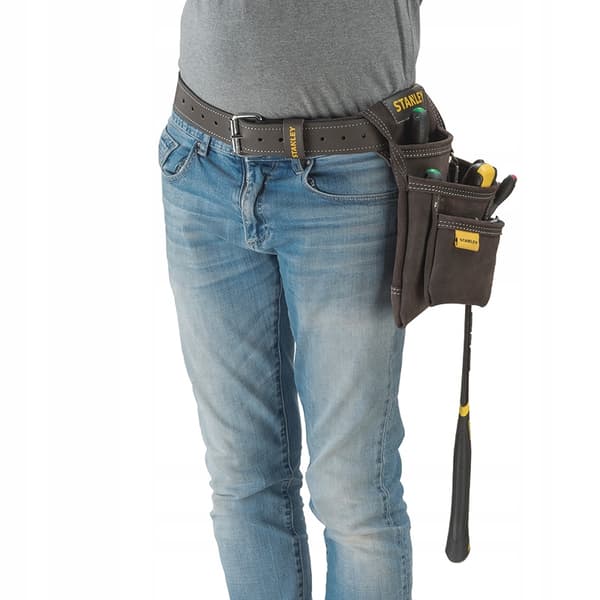 Stanley stst1-80119 læder justerbart værktøjsbælte 130cm