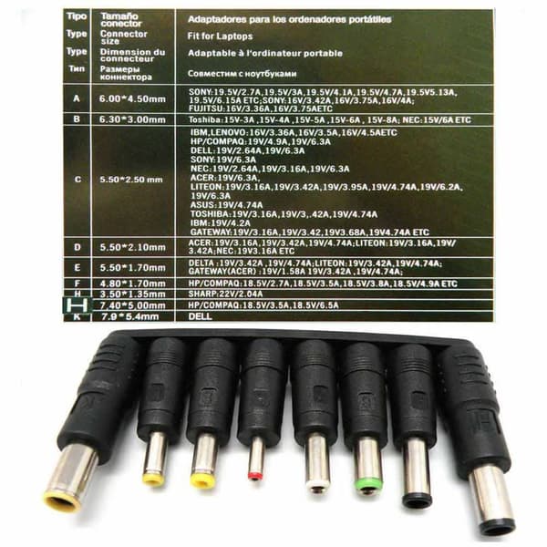 Euroconnex universal 90W strømadapter sort