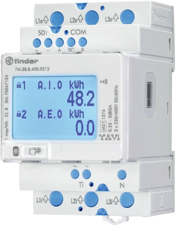 Finder Compteur d'énergie multifonctionnel