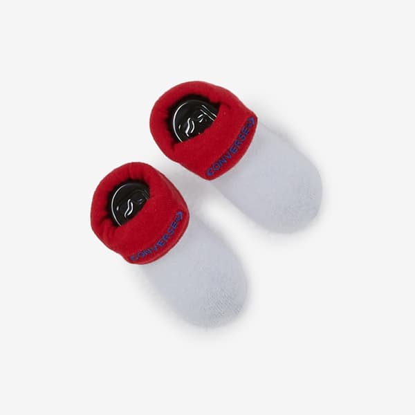 Converse classic infant hat bodysuit set White/Red