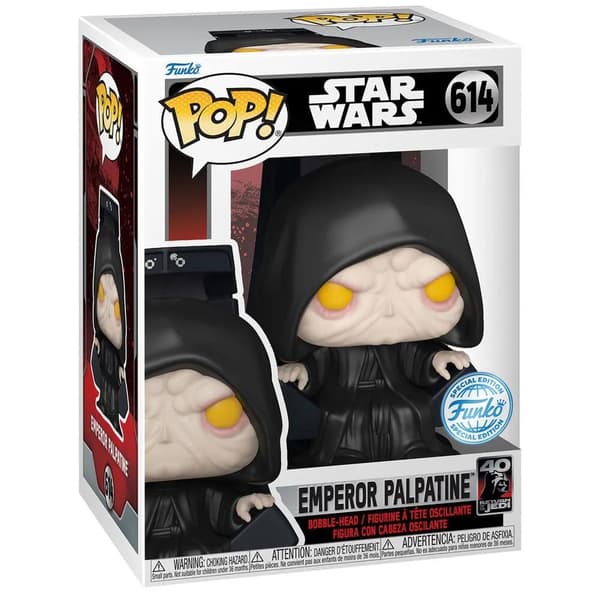 Funko Pop! Star Wars - Kejser Palpatine Eksklusiv