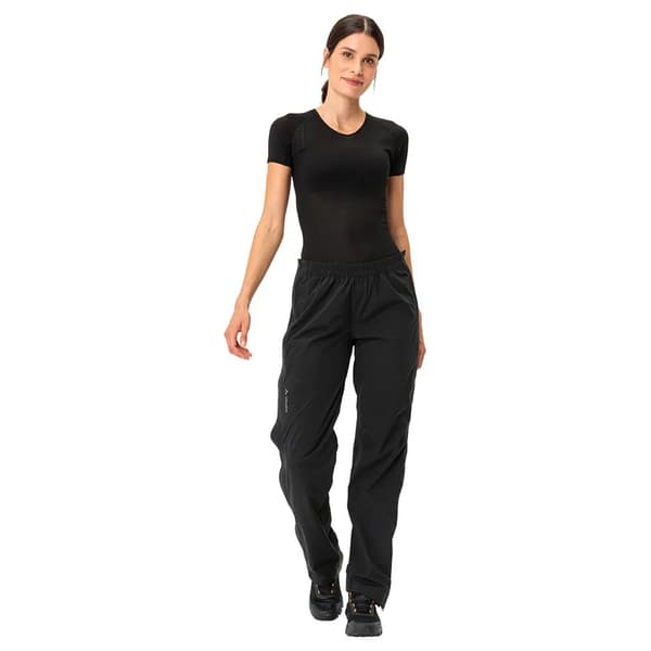 Vaude Yaras Rain Zip Pants Black