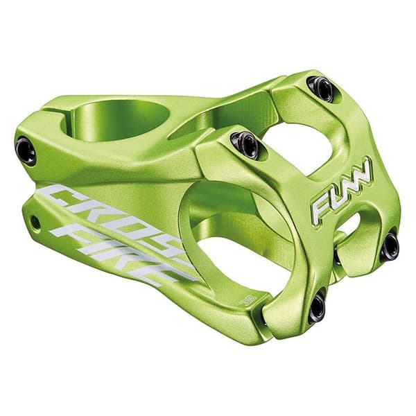 Funn Crossfire potence MTB i grön aluminium