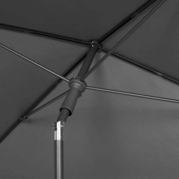 Aktive rektangulær balkonparasol Antracit