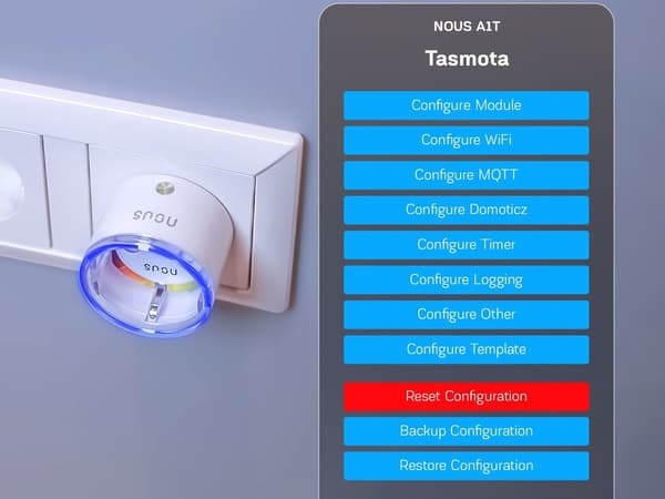 Nous A1T smart stik vit 2-pak