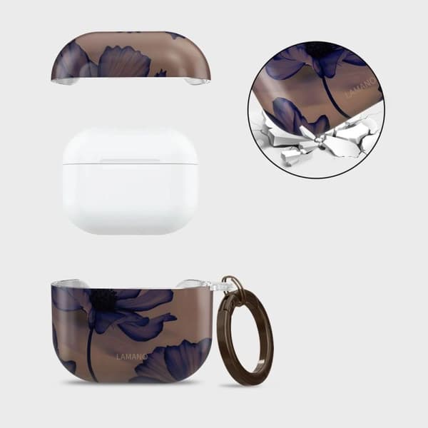 Tech-Protect Lamano etui til AirPods 4 Brun/Lilla