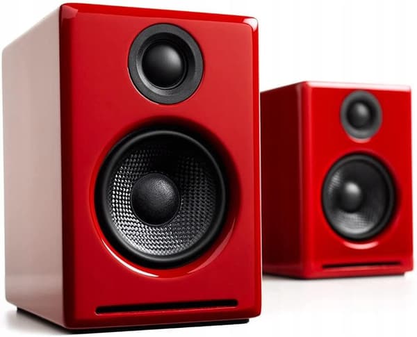 Audioengine a2+bt langattomat kaiuttimet punainen