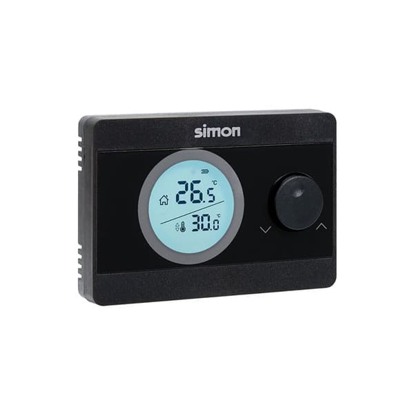 simon af521101 digital termostat svart