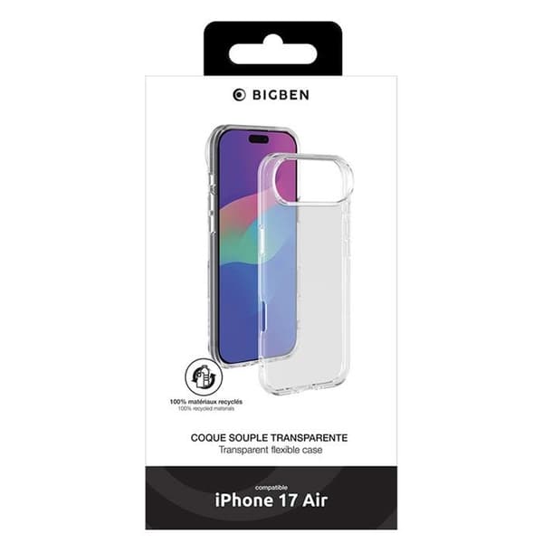 BigBen Connected iPhone Air Transparent Silikone-cover