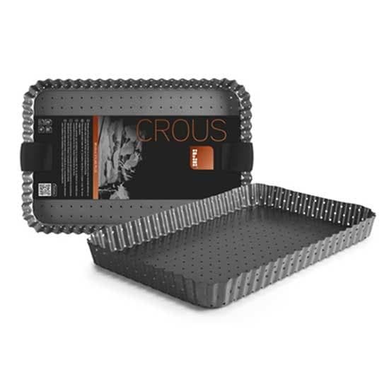 Ibili perforated rectangular mold 31x21 cm svart