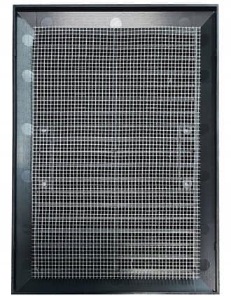 Awenta T26aCZ ventilationsgitter sort 140x210mm