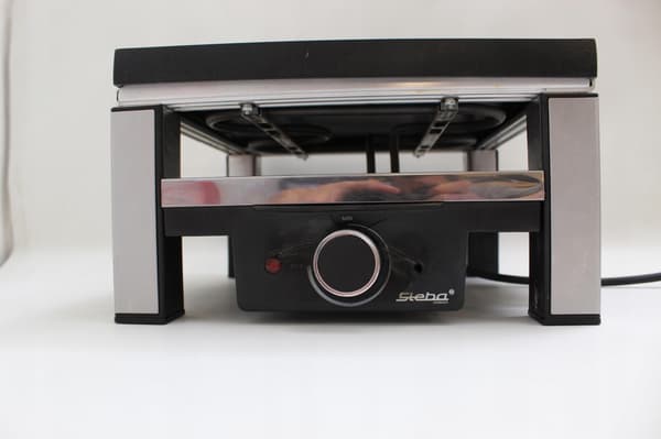 Steba rc 104 raclettegrill sort/ rustfrit stål