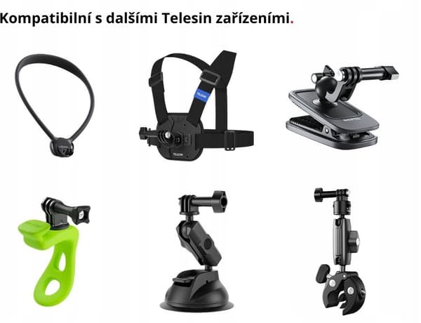 Telesin p7-mb-01 Smartphone MagSafe Adapter - Sort