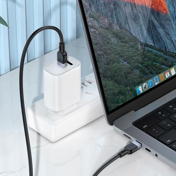 Hoco x109 60W silikonilatausdata-kaapeli 3m musta