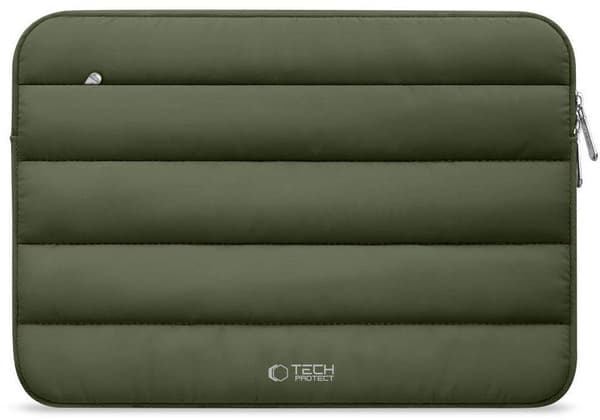 Tech-Protect Fluffy laptopväska i vert armée