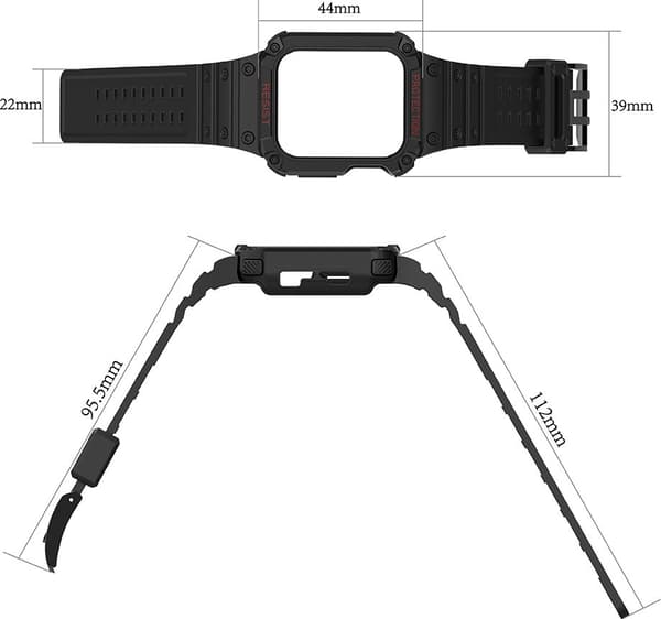 Hurtel protect strap band sort