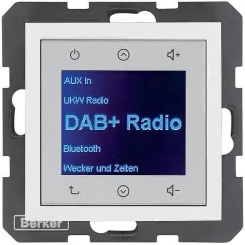 Berker radio touch dab+ vit