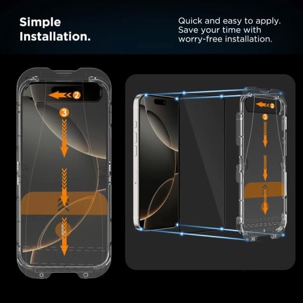 Tech-Protect Quick Set Spy+ Privacy Glass 2-pack för iPhone 16 Pro