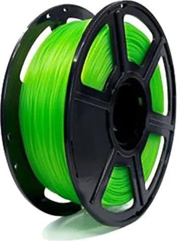 Flashforge PLA filament transparent grøn 1kg
