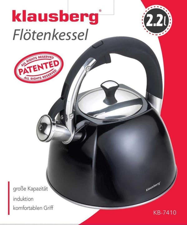 Klausberg KB-7410 Elkedel Sort 2,2L