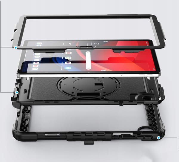 Tech-Protect Solid360 kotelo Lenovo Tab M11:lle, musta
