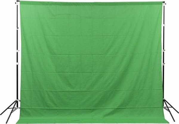 GlareOne Green Screen Backdrop 3x3 meter - 100% bomull
