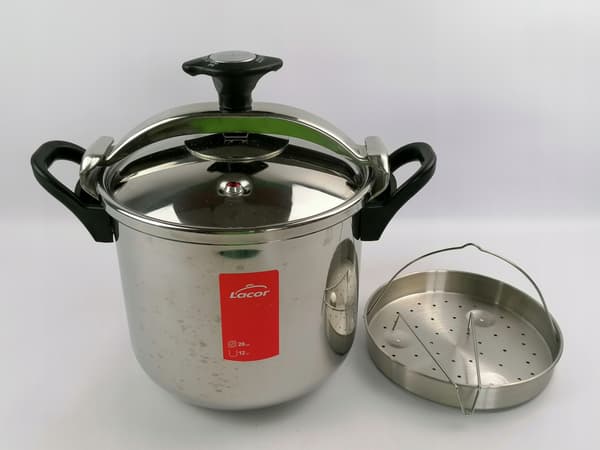 Lacor classic trykkoger 12L i rustfrit stål