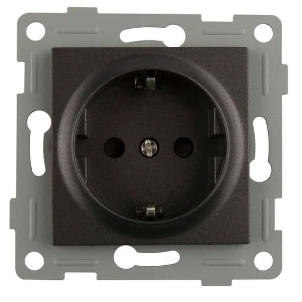 ONLEX socket base grafit 16A 250V